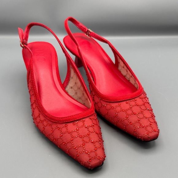 INC International Women's Gemini Mid Heel Slingback Pumps - Picture 1 of 4